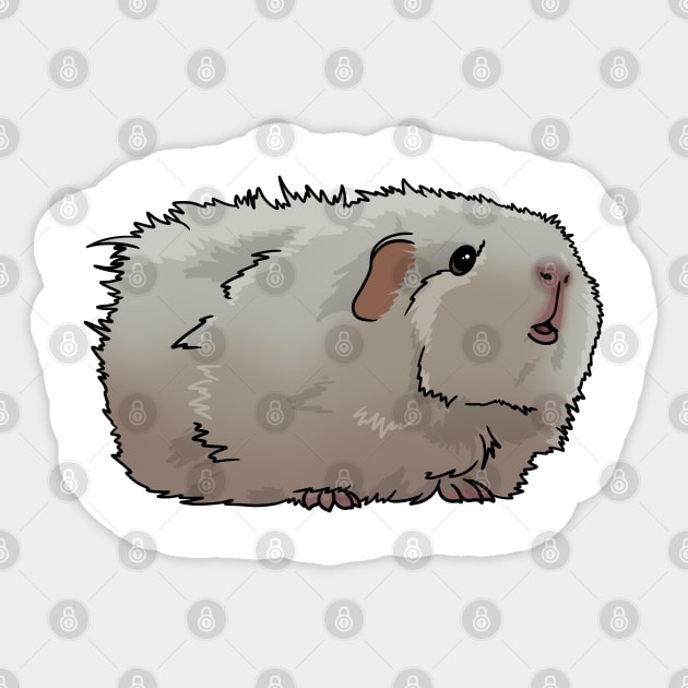 Misa the Guinea Pig Sticker by Kats_guineapigs